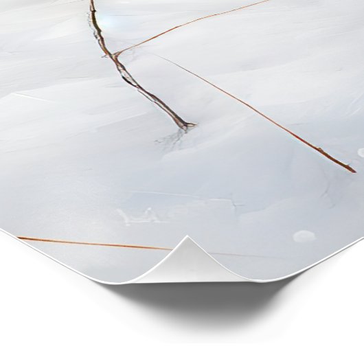 Welsh Terrier Laat het sneeuwen Kerstmis Perfect Poster (Hoek)