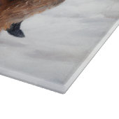 Welsh Terrier Laat het sneeuwen Kerstmis Snijplank (Hoek)