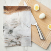 Welsh Terrier Laat het sneeuwen Kerstmis Theedoek (Quarter Fold)