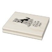 Welsh Terrier Ma - Cute Dog Mama Rubberstempel (Stempel)