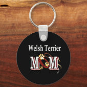 Welsh Terrier mama Gifts Sleutelhanger (Voorkant)