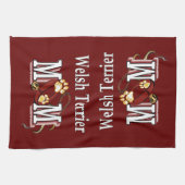 Welsh Terrier mama Gifts Theedoek (Horizontaal)