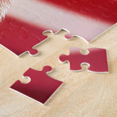 Welsh Terrier met Amerikaanse vlag en bandana Legpuzzel (Zijkant)