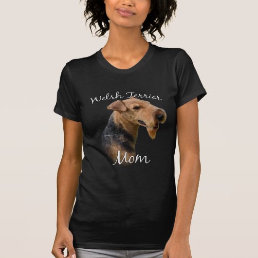 Welsh Terriër Moeder 2 T-shirt (Voorkant)