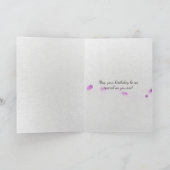 Welsh terrier op stoel voor verjaardag kaart (Binnen)