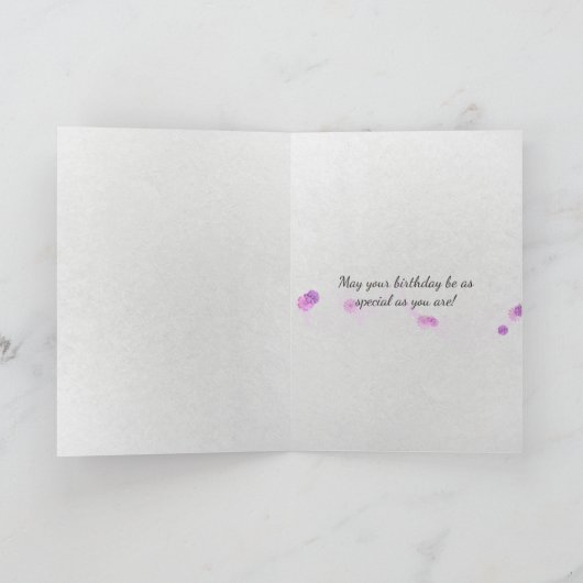 Welsh terrier op stoel voor verjaardag kaart (Binnen)