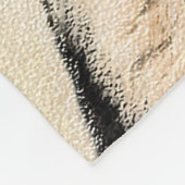 Welsh Terrier Painting - Cute Original Dog Art Fleece Deken (Hoek)