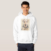 Welsh Terrier Painting - Cute Original Dog Art Hoodie (Voorkant volledig)