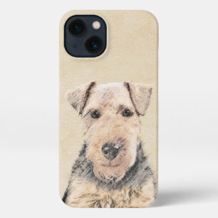 Welsh Terrier Painting - Cute Original Dog Art iPhone 13 Hoesje