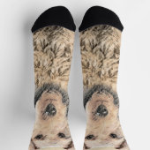 Welsh Terrier Painting - Cute Original Dog Art Sokken (Top)