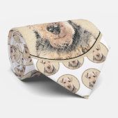 Welsh Terrier Painting - Cute Original Dog Art Stropdas (Opgerold)