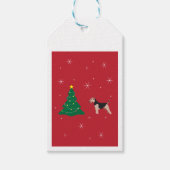 Welsh Terrier Red cadeau Labels Cadeaulabel (Voorkant)