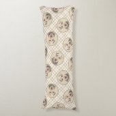 Welsh Terrier Schilderij WT Schattigee Originele H Lichaamskussen (Voorkant Verticaal)