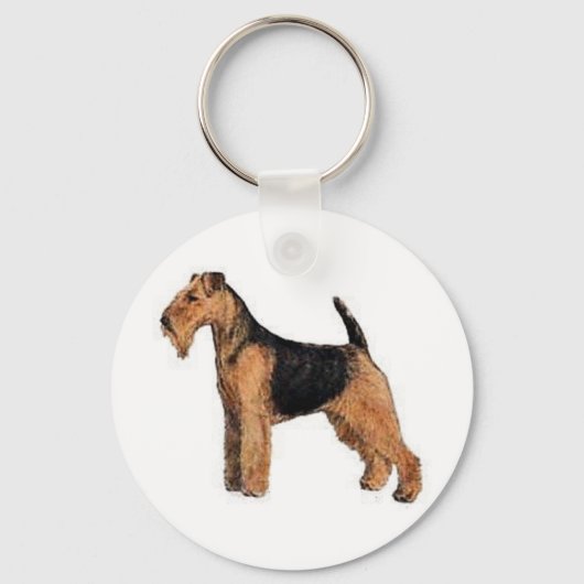Welsh Terrier Sleutelhanger (Voorkant)