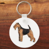 Welsh Terrier Sleutelhanger (Voorkant)