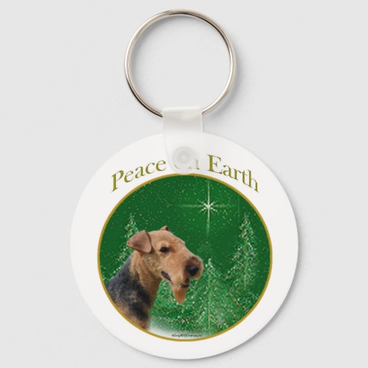 Welsh Terrier Sleutelhanger (Voorkant)