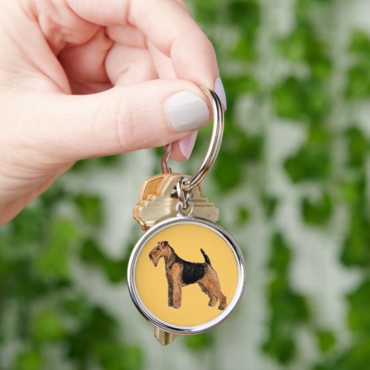 Welsh Terrier Sleutelhanger (Hand)