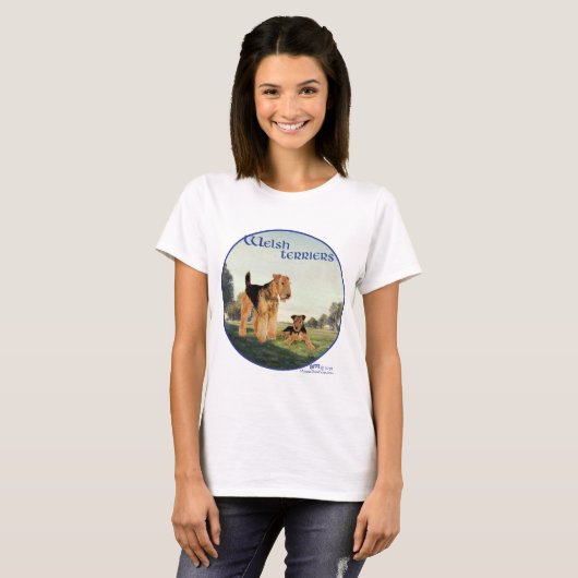 Welsh Terriers T-shirt (Voorkant volledig)