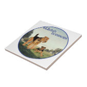 Welsh Terriers Tegeltje (Zijkant)
