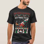 Welsh Through the Snow Ugly KerstSweater T-shirt (Voorkant)