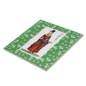 Welsh Traditional Costume - Cardiganshire Tegeltje (Zijkant)