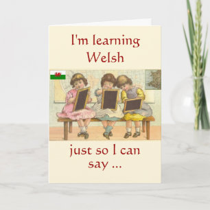 Welsh Verjaardag Kaart