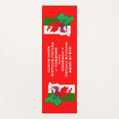 Welsh Vlag van Wales ST DAVID QUOTE Rood Yogamat (Voorkant)