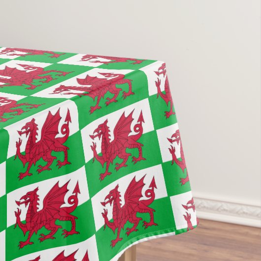 Welsh Vlag & Wales eettafel doek /decor Dragon Tafelkleed (Voorbeeld)