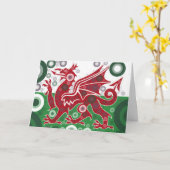 Welsh Vlagontwerp Kaart (Gele Bloem)