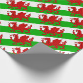 Welsh / Wales Flag - Cymru High Quality Afbeelding Cadeaupapier (Hoek)