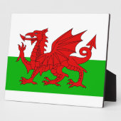 Welsh / Wales Flag - Cymru High Quality Afbeelding Fotoplaat (Zijkant)