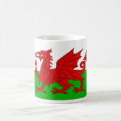 Welsh / Wales Flag - Cymru High Quality Afbeelding Koffiemok (Center)