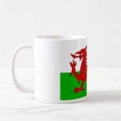 Welsh / Wales Flag - Cymru High Quality Afbeelding Koffiemok (Links)