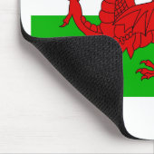 Welsh / Wales Flag - Cymru High Quality Afbeelding Muismat (Hoek)