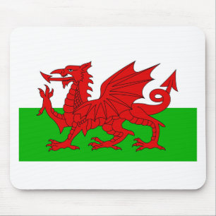 Welsh / Wales Flag - Cymru High Quality Afbeelding Muismat