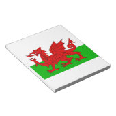 Welsh / Wales Flag - Cymru High Quality Afbeelding Notitieblok (Schuin)