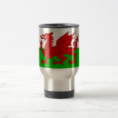 Welsh / Wales Flag - Cymru High Quality Afbeelding Reisbeker (Center)