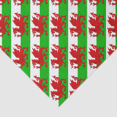 Welsh / Wales Flag - Cymru High Quality Afbeelding Tissuepapier (Detail)