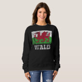 Welsh Wales Flag Pride Welsh Flag 1 Trui (Voorkant volledig)