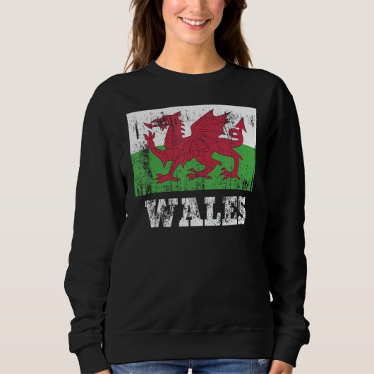 Welsh Wales Flag Pride Welsh Flag 1 Trui (Voorkant)