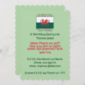 Welsh Whiskey verjaardagsfeestje Kaart (Voorkant / Achterkant)