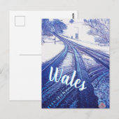Welsh Winter Road Briefkaart (Voorkant / Achterkant)