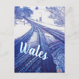 Welsh Winter Road Briefkaart