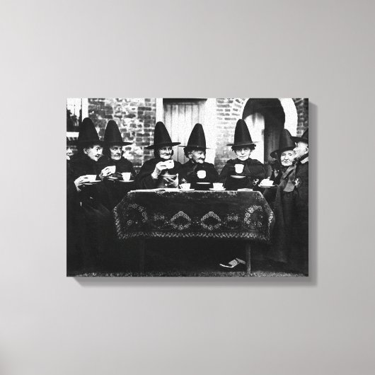 Welsh Witches - Tea Party Canvas Afdruk (Voorkant)