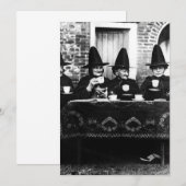 Welsh Witches - Tea Party  Kaart (Voorkant / Achterkant)