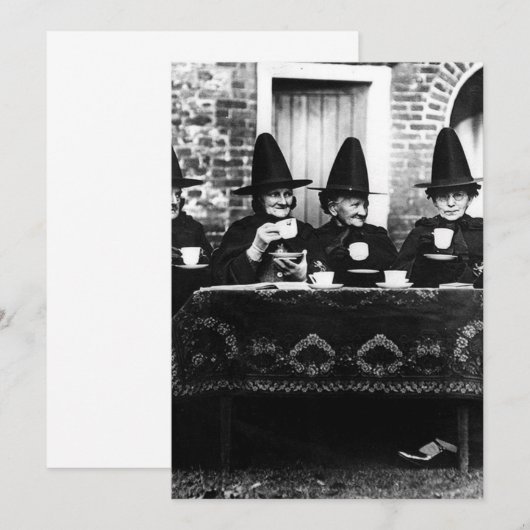 Welsh Witches - Tea Party  Kaart (Voorkant / Achterkant)