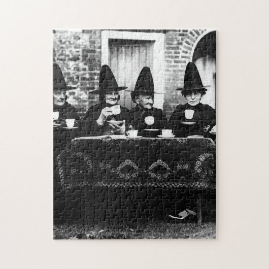 Welsh Witches - Tea Party Legpuzzel (Verticaal)