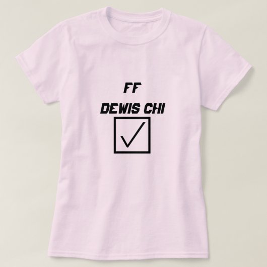 Welsh Woord van dewis chi T-shirt (Design voorkant)