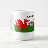 Welsh World Double Dragon Koffiemok (Voorkant links)