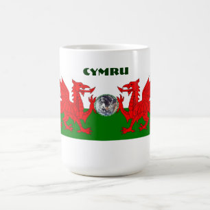 Welsh World Double Dragon Koffiemok